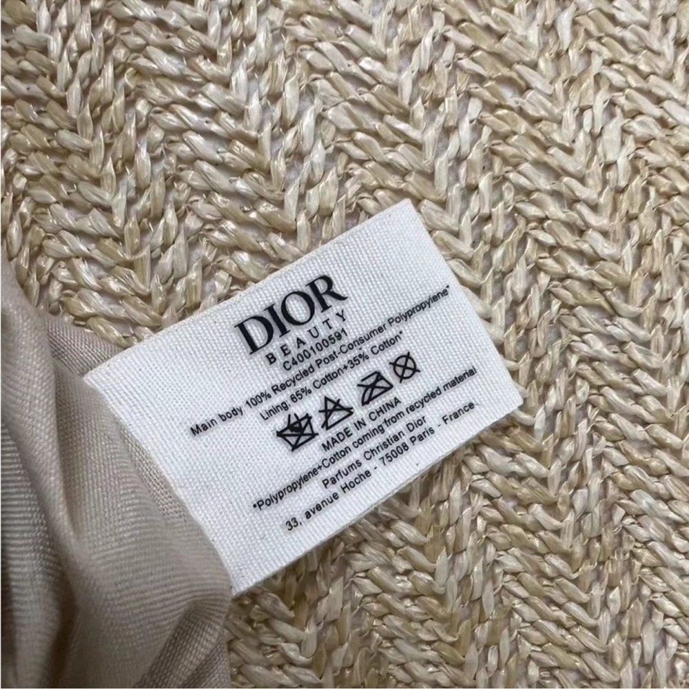 Dior Beauty Raffia / Straw clutch - Picture 5 of 5